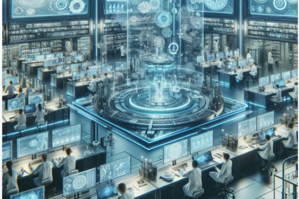 AI-generated computer lab picture