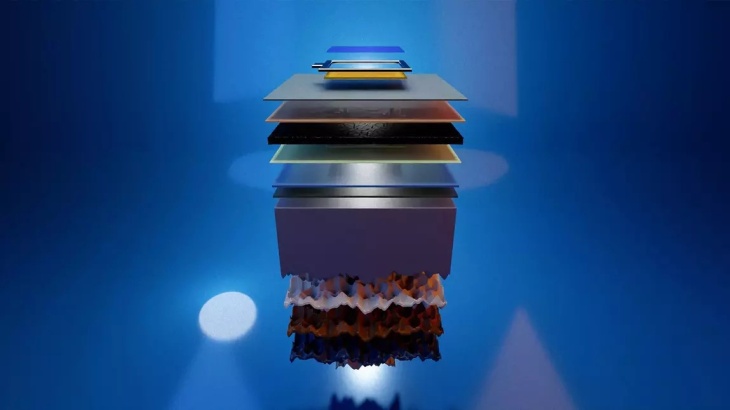 Structure of a tandem solar cell.