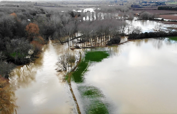 Binnenhochwasser in Niedersachsen. Quelle: Hereon/Sternentaucher Filmproduktion