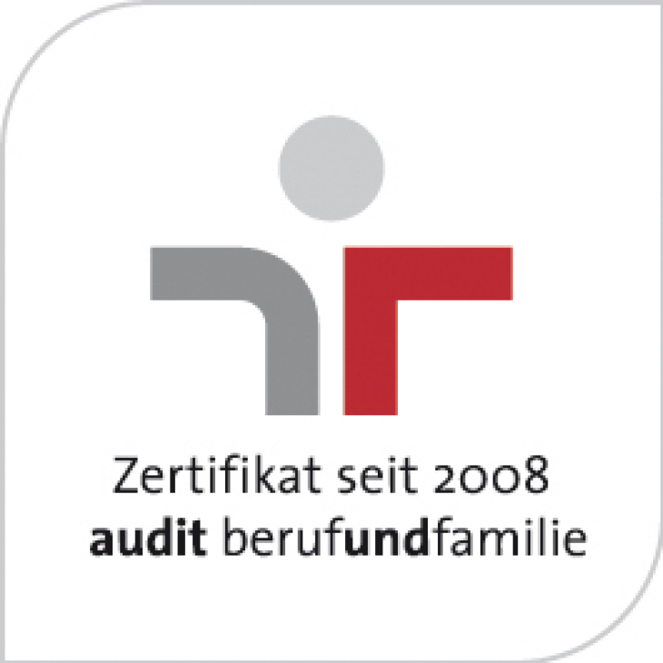 Logo Zertifikat seit 2008 audit berufundfamilie