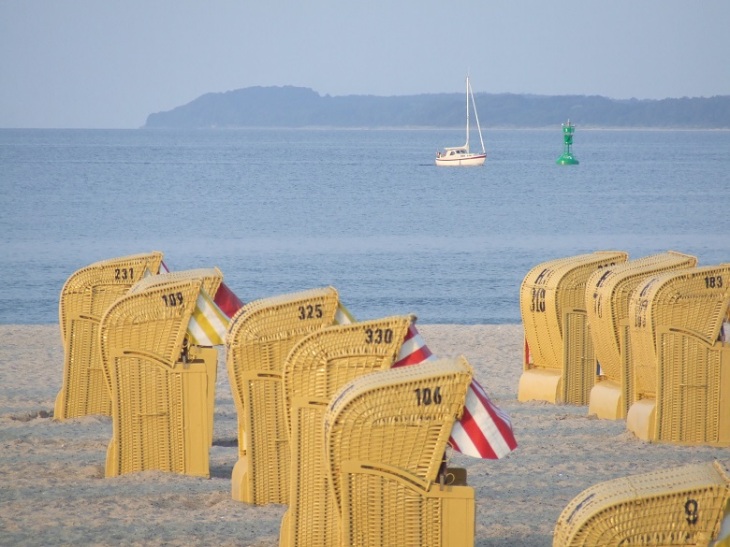 Strandkörbe an der Ostsee 