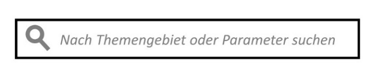Suchfeld Datenportal