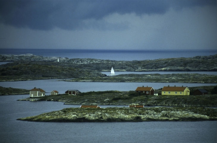 Schwedische Westschären in der Nähe von Marstrand 