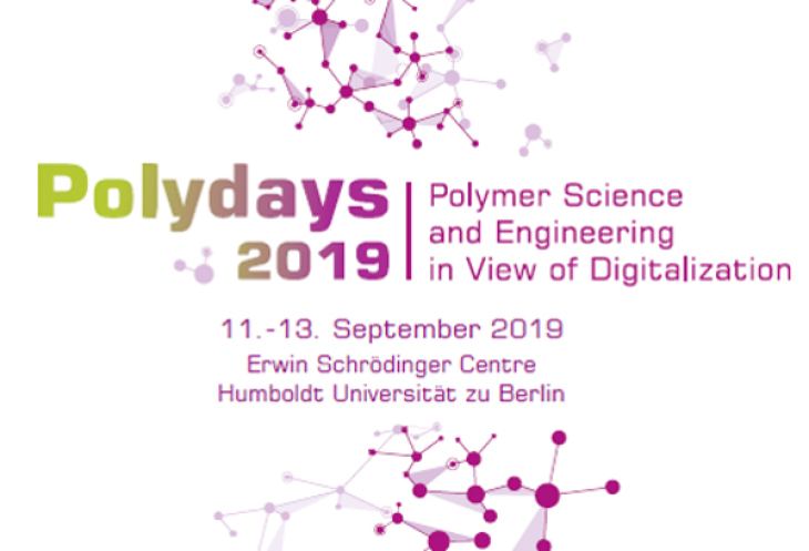 Logo Polydays 2019 Polymer Science and Engineering in View of Digitalization. 11.-13. September 2019