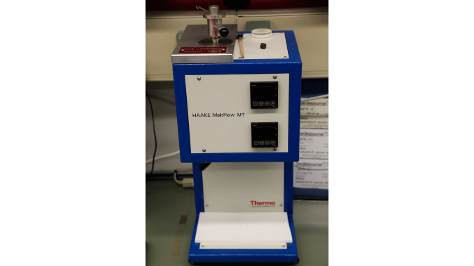Schmelzflussindex: HAAKE MeltFlow MT (Thermo Scioentific)