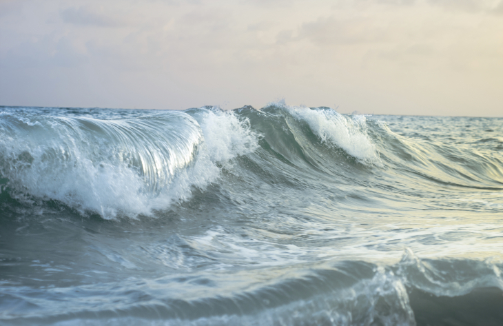 A wave. -image: Georgijeviv / iStock-