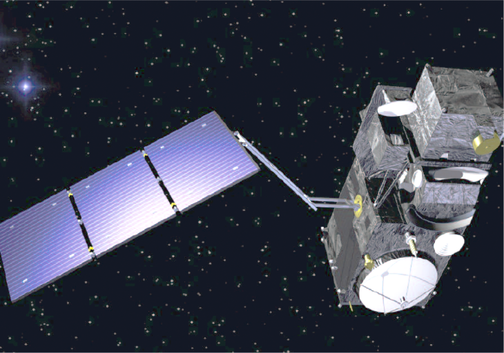 Der Satellit Sentinel-3. -Bild: ESA-