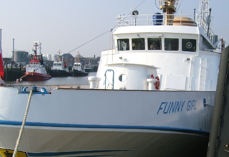…the Helgoland ferry Funny Girl . -Image: Hereon-