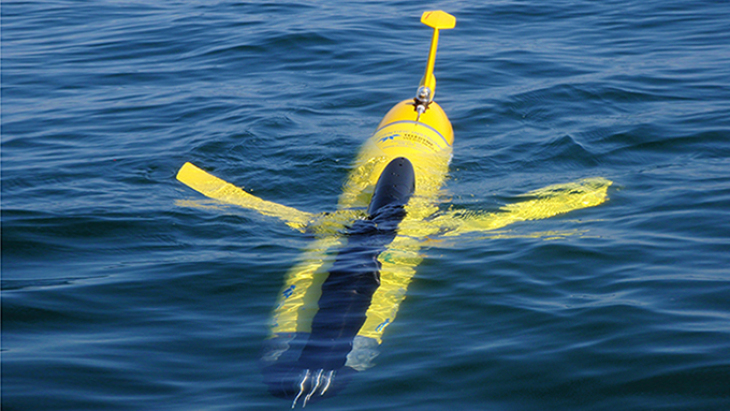 An ocean glider before diving. -Image: Raimo Koptezky/Hereon-