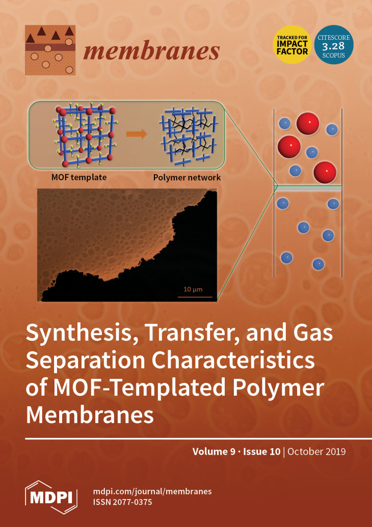 Cover Page in "Membranes" Oktober 2019