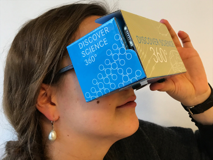 Virtual Reality cardboard glasses 