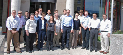 Die Teilnehmer des Abschlusstreffens im schweizerischen Neuchâtel.