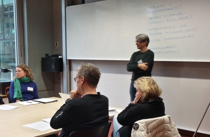Diskussionen beim Workshop in Hamburg.