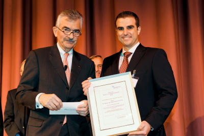 Preis der Nordmetall-Stiftung für Sergio Amacio (r.)