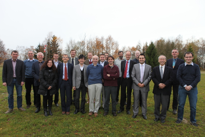 The participants at the first meeting of the project 