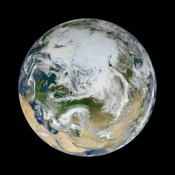 Satelitenbild Erde