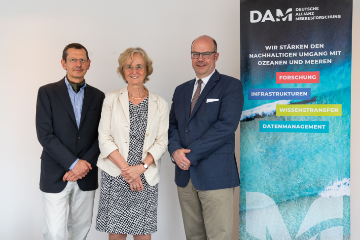 Der Vorstand der Deutschen Allianz Meeresforschung 