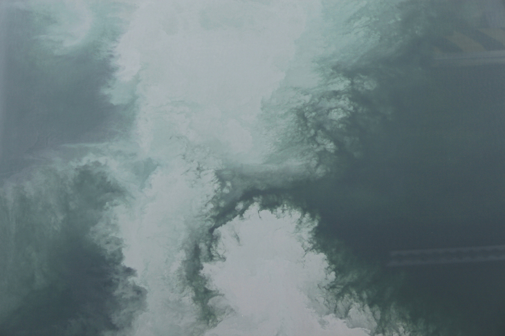 agitated water