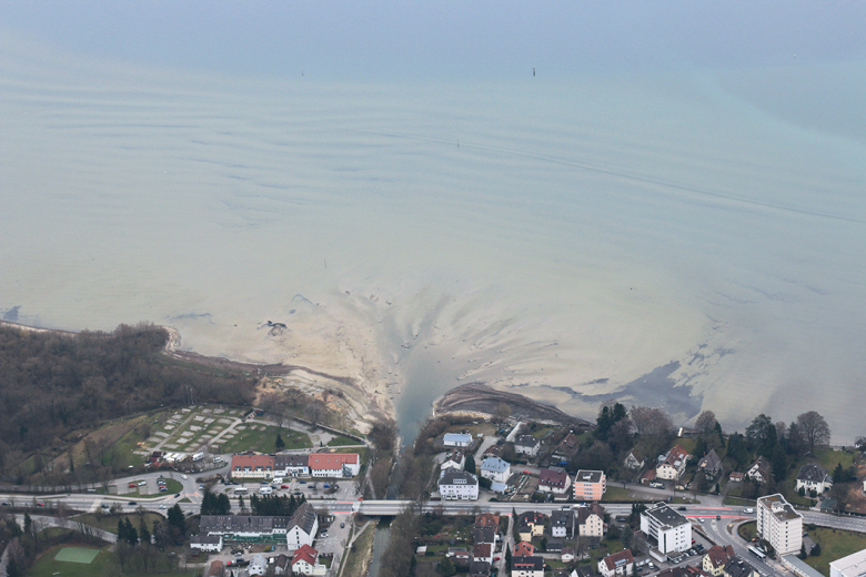 View of the country from above