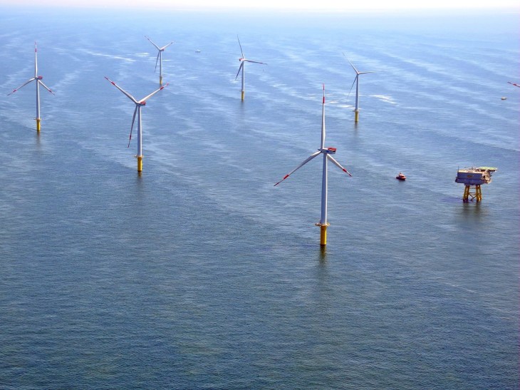 Offshore wind farm North Sea